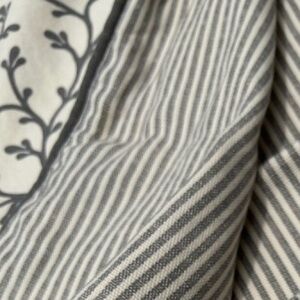 Ikea Akerkulla Reversible Gray White Reversible 
20x20 Zip Pillow Cover